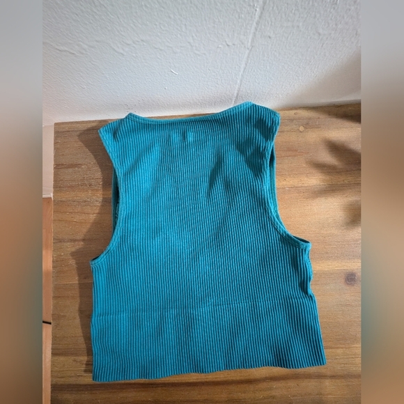 Forever 21 Deep Teal Ribbed Tank Top - Picture 4 of 4